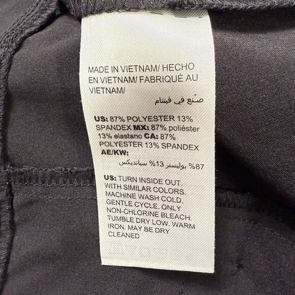 Chico's Zenergy Athletic Pants Sz 3.5S (18S) Pull On Stretch Straight Leg Black - Picture 11 of 12